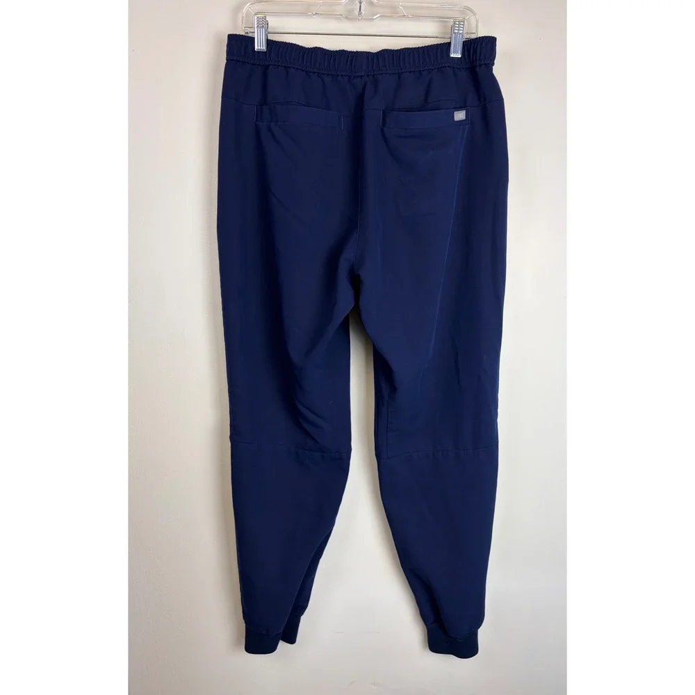 Figs Tansen Scrub Pants Mens Large Navy Blue Jogger Technical Tapered Leg Medic